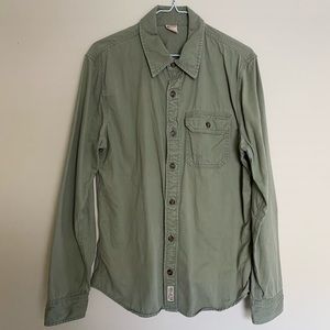 Hollister Green Jean Shirt